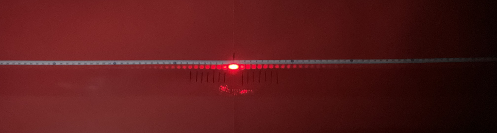 normal slit with markings