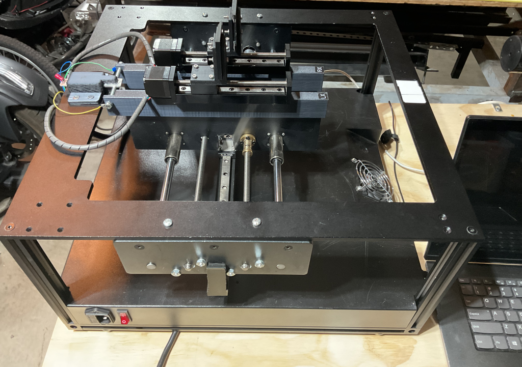 Test Bed side view